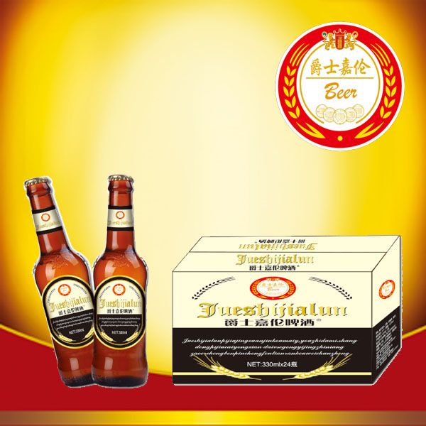 爵士嘉伦330ml 鲜麦 - 青岛爵士嘉伦啤酒有限公司-啤酒代理 啤酒加盟